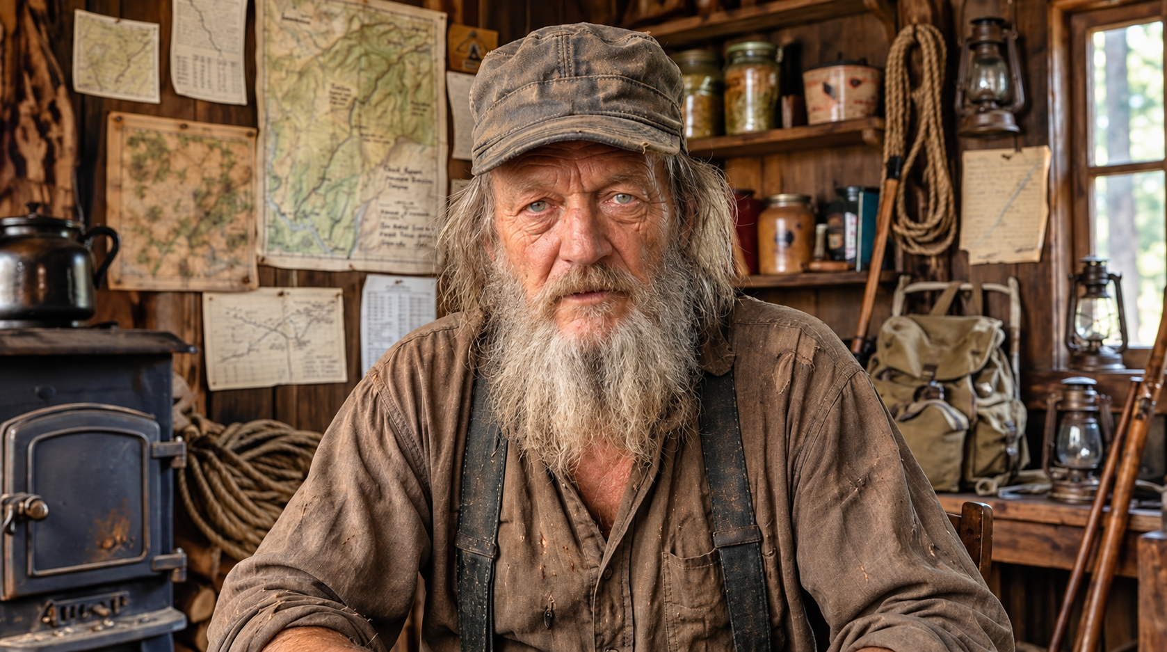 Amos Boone, pictured in a rustic workshop